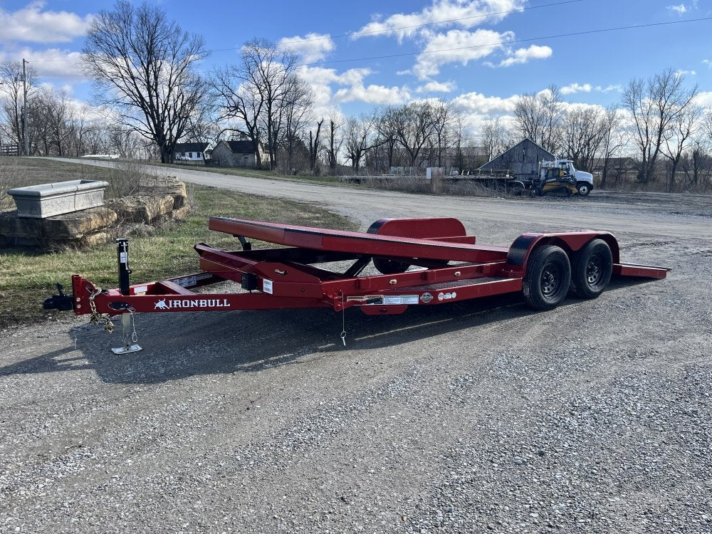 83" X 20' Steel Floor Gravity Tilt Carhauler 7K - Equipment Tilt - Equipment Trailers - Stryker Dealership Group