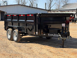 83"x14' Bumper Pull Dump Trailer 36" Sides - 14k GVWR 048612 - Stryker Dealership Group