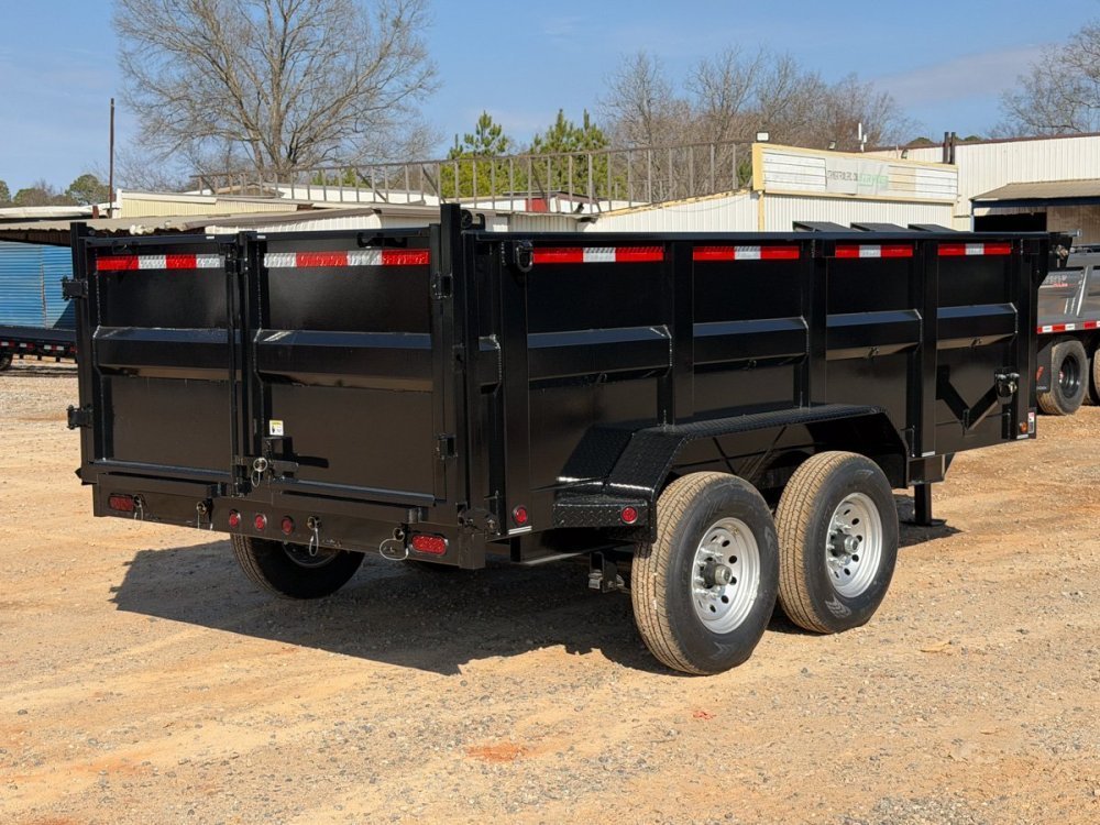 83"x14' Bumper Pull Dump Trailer 36" Sides - 14k GVWR 048612 - Stryker Dealership Group