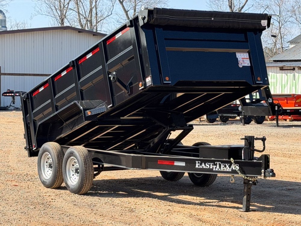 83"x14' Bumper Pull Dump Trailer 36" Sides - 14k GVWR 048612 - Stryker Dealership Group