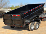 83"x14' Bumper Pull Dump Trailer 36" Sides - 14k GVWR 048612 - Stryker Dealership Group