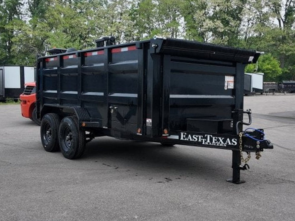 83"x14' Bumper Pull Dump Trailer 48" Sides - 14k GVWR 48273 - Stryker Dealership Group