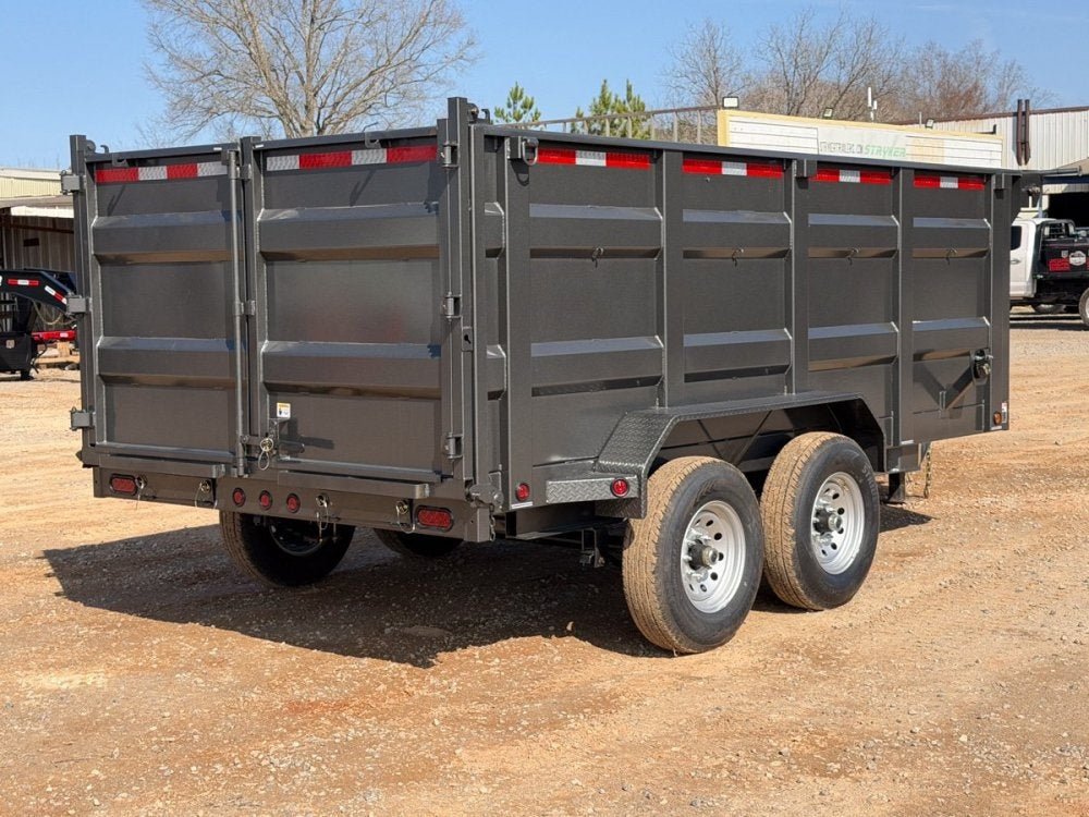 83"x14' Bumper Pull Dump Trailer 48" Sides - 14k GVWR 48611 - Stryker Dealership Group