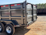 83"x14' Bumper Pull Dump Trailer 48" Sides - 14k GVWR 48611 - Stryker Dealership Group