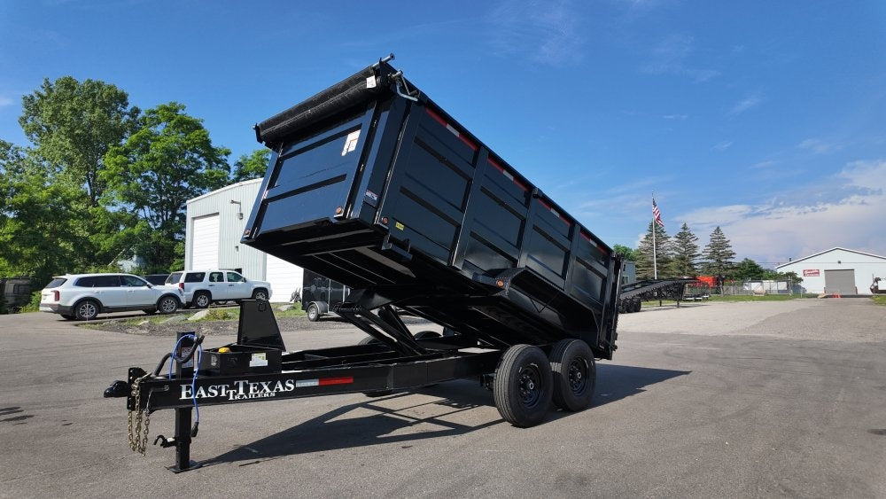 83"x14' Bumper Pull Dump Trailer 48" Sides - 14k GVWR - Dump Trailers/Dump Trailers - Stryker Dealership Group