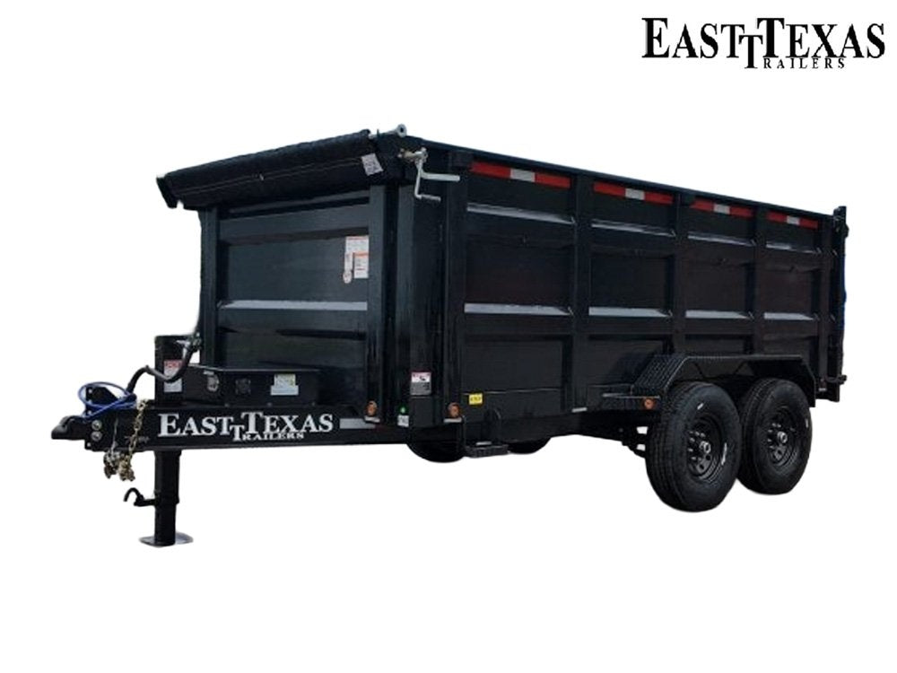 83"x14' Bumper Pull Dump Trailer 48" Sides - 14k GVWR - DT2 Contractor - Stryker Dealership Group