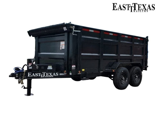 83"x14' Bumper Pull Dump Trailer 48" Sides - 14k GVWR - DT2 Contractor - Stryker Dealership Group