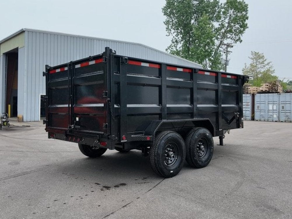 83"x14' Bumper Pull Dump Trailer 48" Sides - 14k GVWR - DT2 Contractor - Stryker Dealership Group