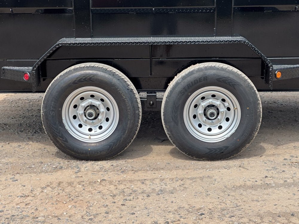 83"x16' Bumper Pull Dump Trailer 36" Sides - 14k GVWR 48277 - Stryker Dealership Group