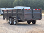 83"x16' Bumper Pull Dump Trailer 36" Sides - 14k GVWR 48614 - Stryker Dealership Group