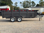83"x16' Bumper Pull Dump Trailer 36" Sides - 14k GVWR 48614 - Stryker Dealership Group