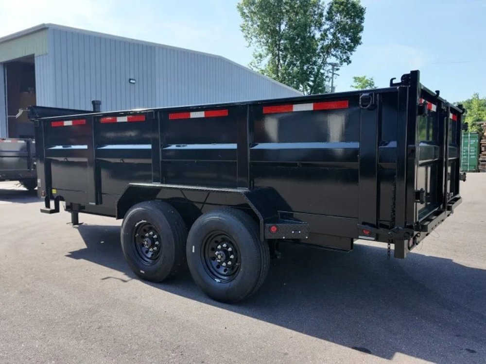 83"x16' Bumper Pull Dump Trailer 36" Sides - 16k GVWR - Telescopic Lift 047577 - Stryker Dealership Group