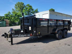 83"x16' Bumper Pull Dump Trailer 36" Sides - 16k GVWR - Telescopic Lift 047577 - Stryker Dealership Group