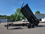 83"x16' Bumper Pull Dump Trailer 36" Sides - 16k GVWR - Telescopic Lift 047577 - Stryker Dealership Group