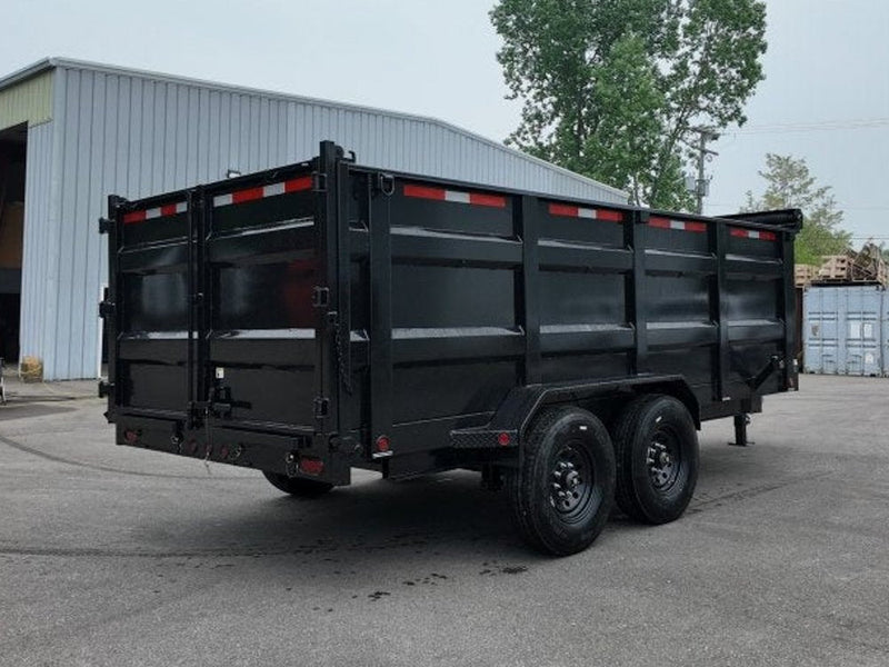 83"x16' Bumper Pull Dump Trailer 48" Sides - 16k GVWR 047576 - Stryker Dealership Group