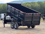 83"x16' Gooseneck Dump Trailer 48" Sides - 16k GVWR - Telescopic Lift 48615 - Stryker Dealership Group