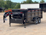 83"x16' Gooseneck Dump Trailer 48" Sides - 16k GVWR - Telescopic Lift 48615 - Stryker Dealership Group