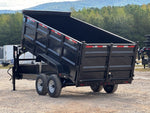 83"x16' Gooseneck Dump Trailer 48" Sides - 16k GVWR - Telescopic Lift 48615 - Stryker Dealership Group