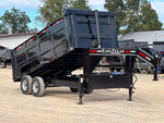 83"x16' Gooseneck Dump Trailer 48" Sides - 16k GVWR - Telescopic Lift 48615 - Stryker Dealership Group