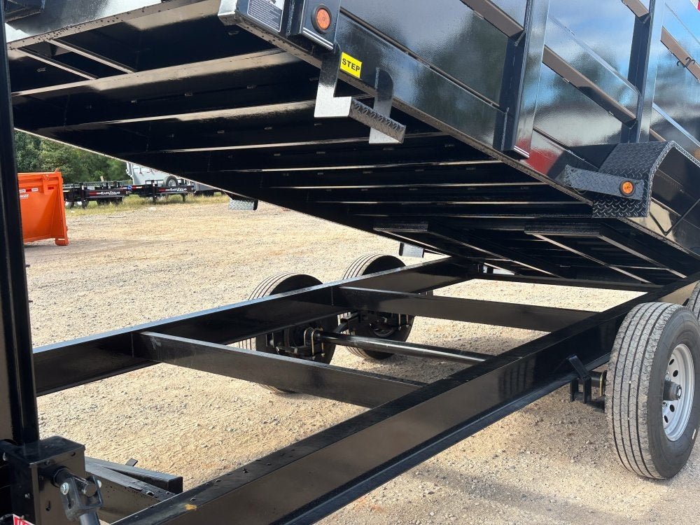 83"x16' Gooseneck Dump Trailer 48" Sides - 16k GVWR - Telescopic Lift 48615 - Stryker Dealership Group