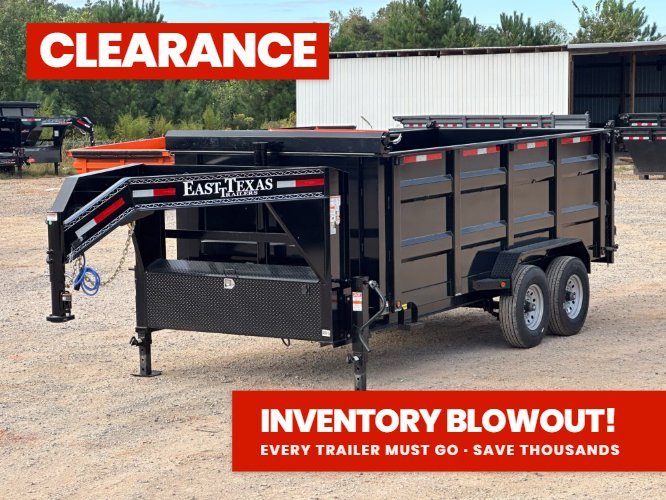 83"x16' Gooseneck Dump Trailer 48" Sides - 16k GVWR - Telescopic Lift 48615 - Stryker Dealership Group