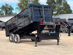 83"x16' Gooseneck Dump Trailer 48" Sides - 16k GVWR - Telescopic Lift 48615 - Stryker Dealership Group