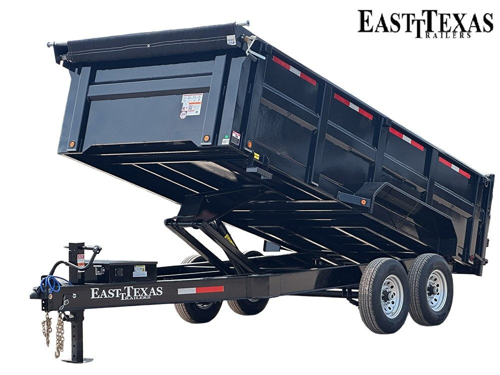 83"x16' Bumper Pull Dump Trailer 36" Sides - 14k GVWR - DT3 Professional - Stryker Dealership Group