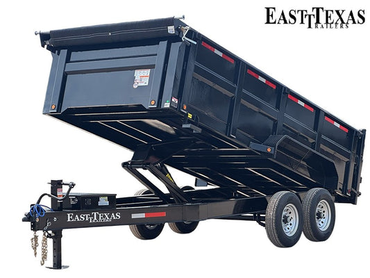 83"x16' Bumper Pull Dump Trailer 36" Sides - 14k GVWR - DT3 Professional - Stryker Dealership Group