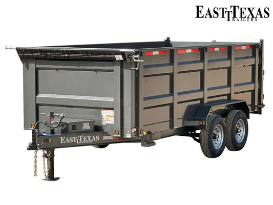 83"x16' Bumper Pull Dump Trailer 48" Sides - 14k GVWR - Dump Trailers/Dump Trailers - Stryker Dealership Group