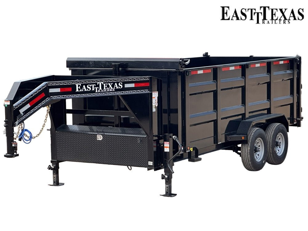 83"x16' Bumper Pull Dump Trailer 48" Sides - 14k GVWR - Telescopic Lift - Dump Trailers/Dump Trailers - Stryker Dealership Group