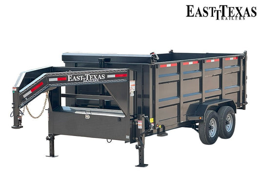 83"x16' Gooseneck Dump Trailer 48" Sides - 16k GVWR - Telescopic Lift - DT3 Professional - Stryker Dealership Group
