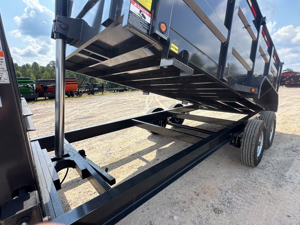 83"x16' Gooseneck Dump Trailer 48" Sides - 16k GVWR - Telescopic Lift - DT3 Professional - Stryker Dealership Group