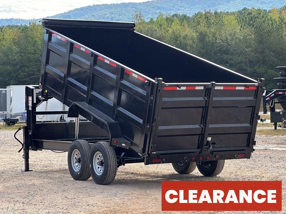 83"x16' Gooseneck Dump Trailer 48" Sides - 16k GVWR - Telescopic Lift - Gooseneck Dump - Dump Trailers - Stryker Dealership Group