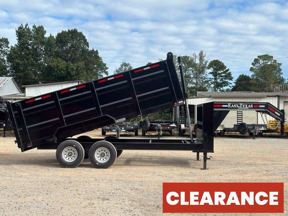 83"x16' Gooseneck Dump Trailer 48" Sides - 16k GVWR - Telescopic Lift - Gooseneck Dump - Dump Trailers - Stryker Dealership Group