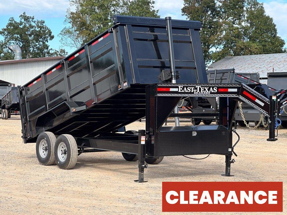 83"x16' Gooseneck Dump Trailer 48" Sides - 16k GVWR - Telescopic Lift - Gooseneck Dump - Dump Trailers - Stryker Dealership Group