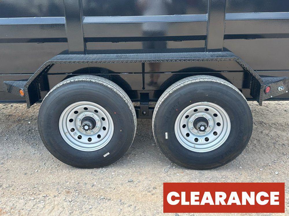 83"x16' Gooseneck Dump Trailer 48" Sides - 16k GVWR - Telescopic Lift - Gooseneck Dump - Dump Trailers - Stryker Dealership Group