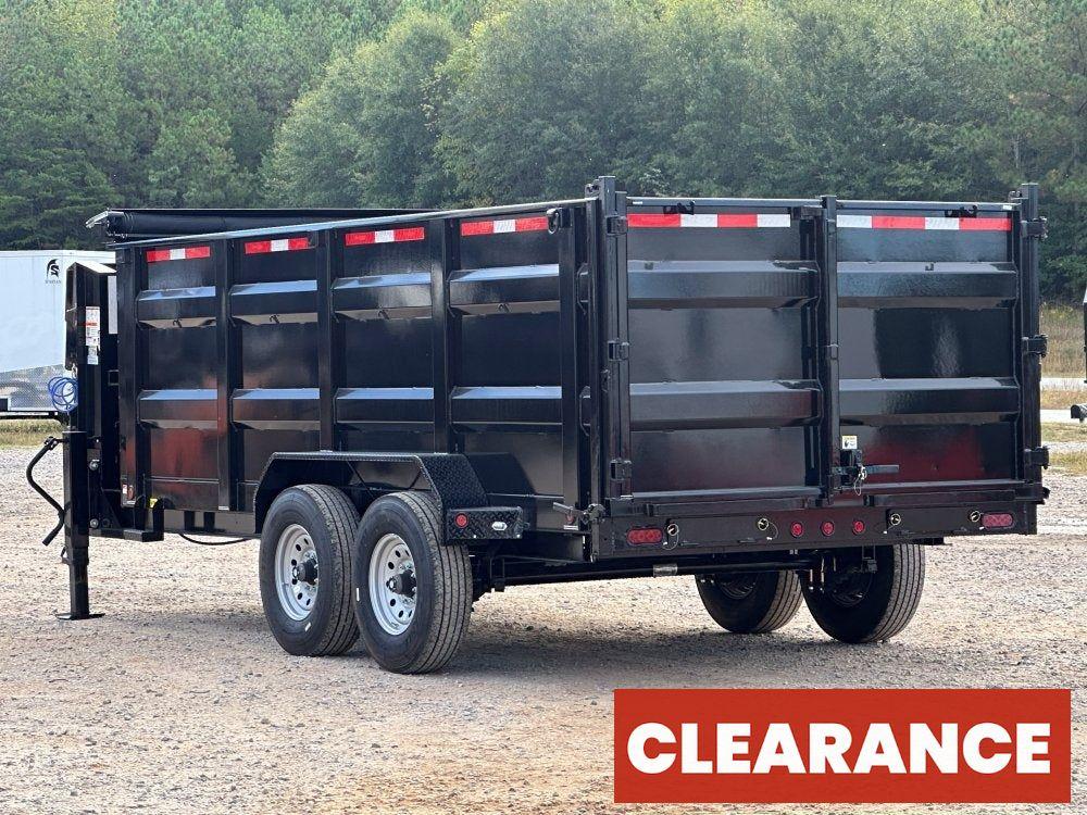 83"x16' Gooseneck Dump Trailer 48" Sides - 16k GVWR - Telescopic Lift - Gooseneck Dump - Dump Trailers - Stryker Dealership Group