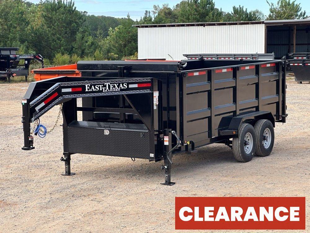83"x16' Gooseneck Dump Trailer 48" Sides - 16k GVWR - Telescopic Lift - Gooseneck Dump - Dump Trailers - Stryker Dealership Group
