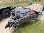 22' HEH Equipment Trailer 82" Wide, W/ 3' Dove W/ Mountain Ramps 14753