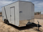 8.5 x 16 DX 7K Flat Top V Nose Car Hauler (2) - 3500 lb Axles 149896 - Stryker Dealership Group