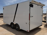 8.5 x 16 DX 7K Flat Top V Nose Car Hauler (2) - 3500 lb Axles 149896 - Stryker Dealership Group