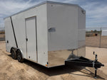 8.5 x 16 DX 7K Flat Top V Nose Car Hauler (2) - 3500 lb Axles 149896 - Stryker Dealership Group