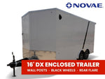 8.5 x 16 DX 7K Flat Top V Nose Car Hauler (2) - 3500 lb Axles 149896 - Stryker Dealership Group