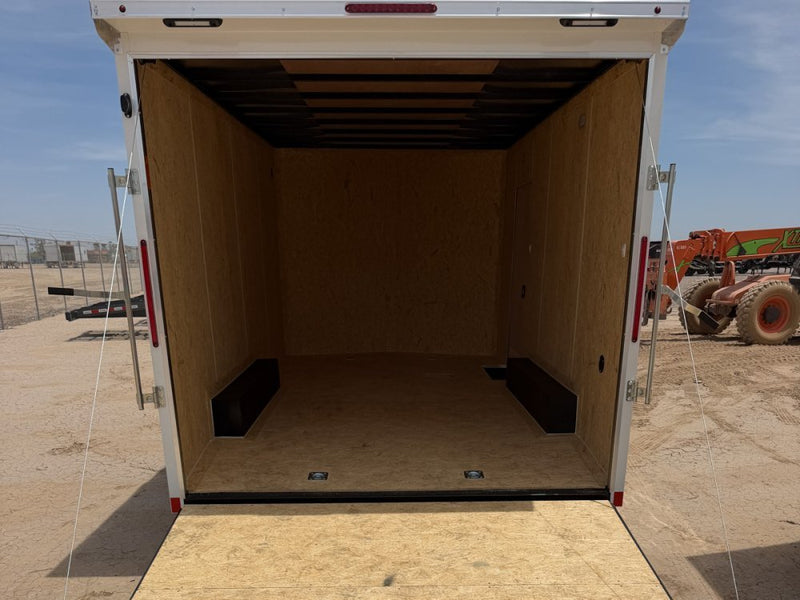 8.5 x 16 DX 7K Flat Top V Nose Car Hauler (2) - 3500 lb Axles 149896 - Stryker Dealership Group