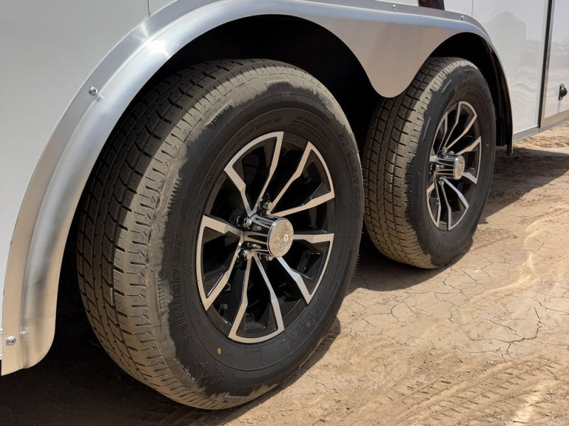 8.5 x 16 DX 7K Flat Top V Nose Car Hauler (2) - 3500 lb Axles 149896 - Stryker Dealership Group