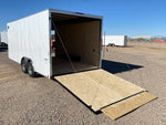 8.5 x 20 DX 10K Flat Top Sloped V Nose Car Hauler (2) - 5200 lb Axles 146217 - Stryker Dealership Group