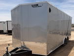 8.5 x 20 DX 7K Flat Top V Nose Car Hauler (2) - 3500 lb Axles 149901 - Stryker Dealership Group