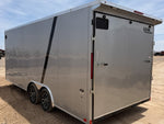 8.5 x 20 DX 7K Flat Top V Nose Car Hauler (2) - 3500 lb Axles 149901 - Stryker Dealership Group