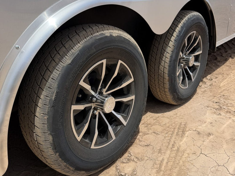 8.5 x 20 DX 7K Flat Top V Nose Car Hauler (2) - 3500 lb Axles 149901 - Stryker Dealership Group