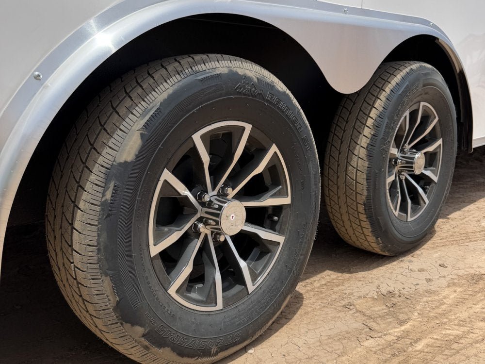 8.5 x 20 DX 7K Flat Top V Nose Car Hauler (2) - 3500 lb Axles 149904 - Stryker Dealership Group